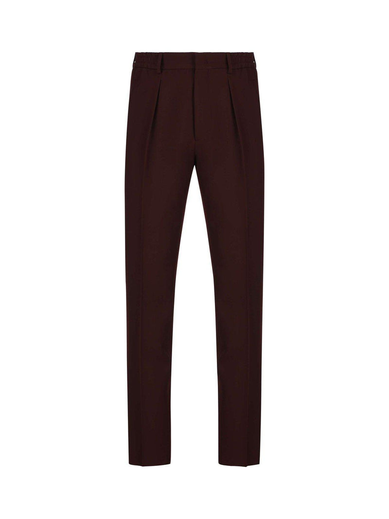 Fendi Straight-leg Pleated Trousers - Men - Piano Luigi