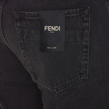 Fendi Logo Patch Straight-leg Jeans - Men - Piano Luigi