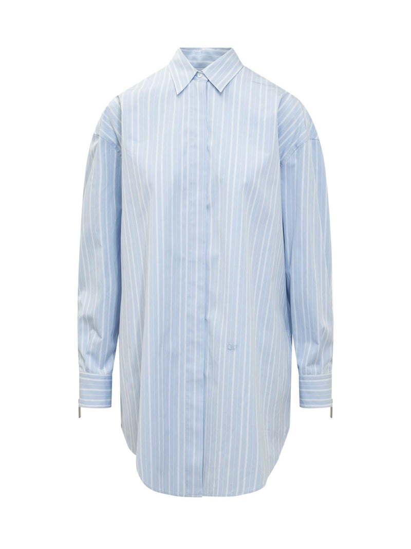 Off-White Shirt Dress - Women - Piano Luigi