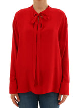 Valentino Top In Jacquard Satin Vlogo - Women - Piano Luigi