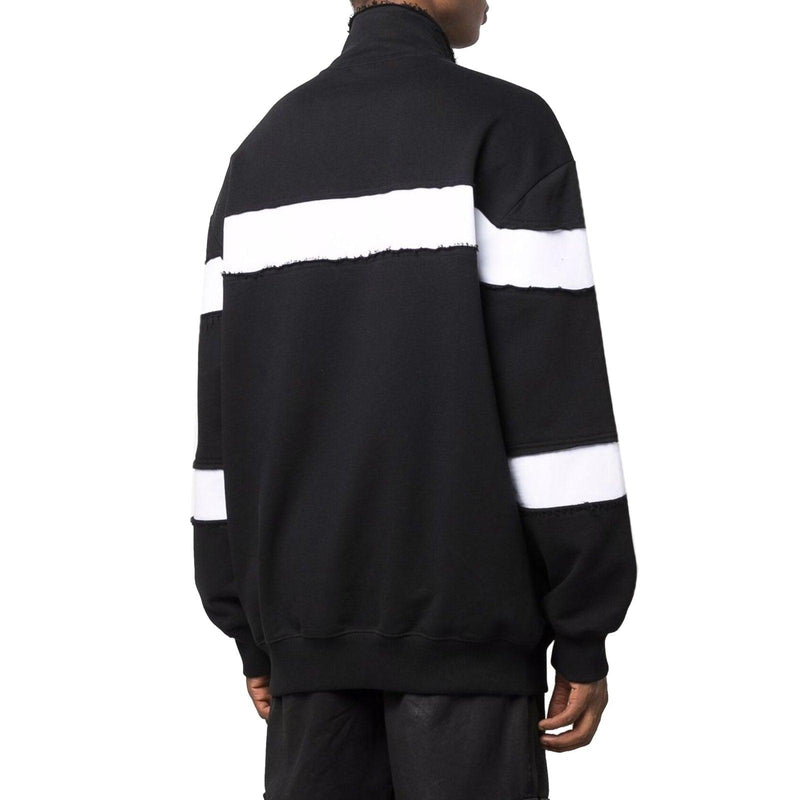 Balmain Circle Logo Cotton Sweatshirt - Men - Piano Luigi