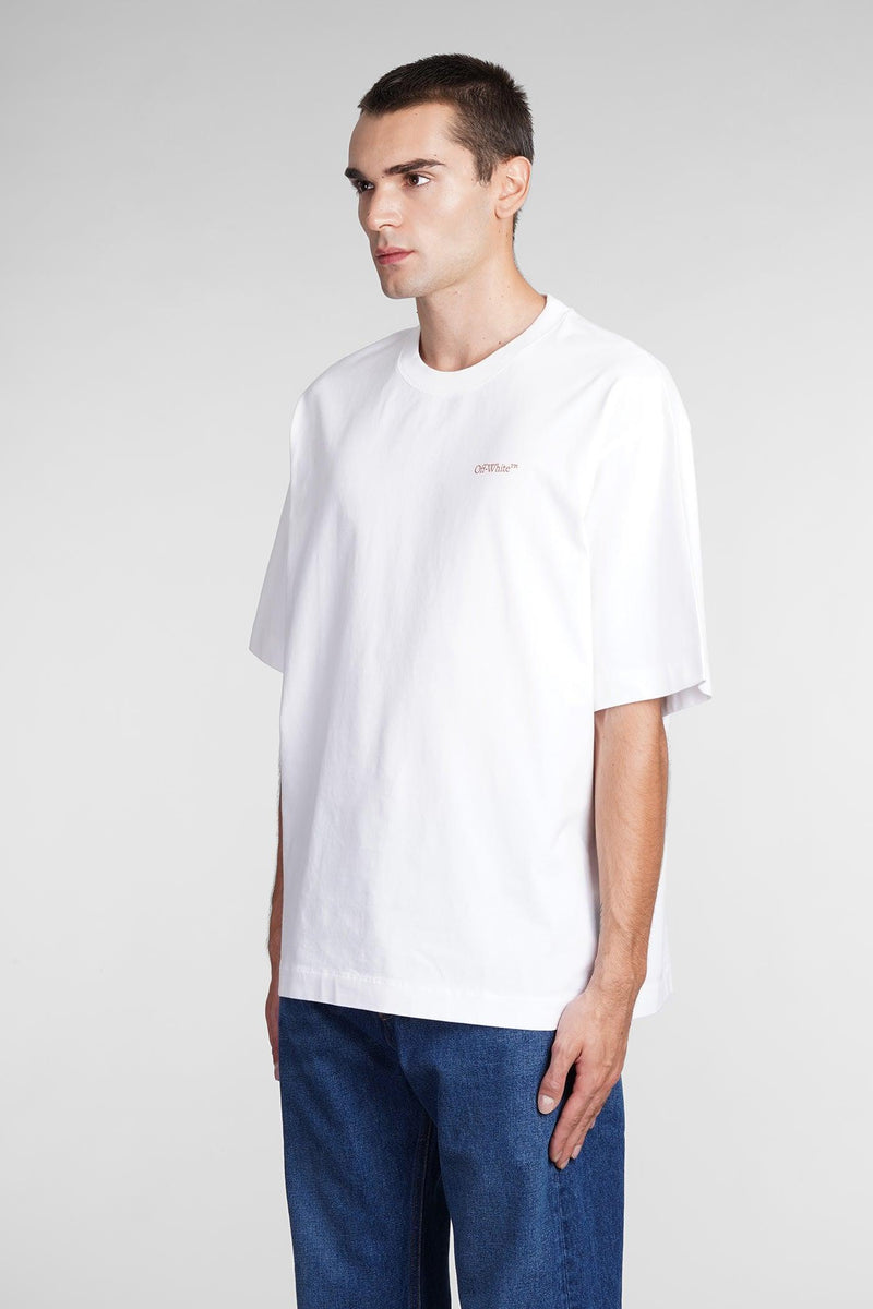 Off-White T-shirt In White Cotton - Men - Piano Luigi