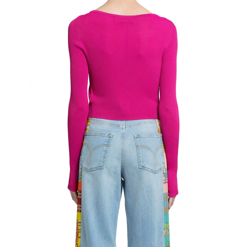 Versace Cropped Cardigan - Women - Piano Luigi