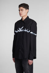 AMIRI Shirt In Black Cotton - Men - Piano Luigi