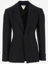 Bottega Veneta Structured Cotton Jacket - Women - Piano Luigi