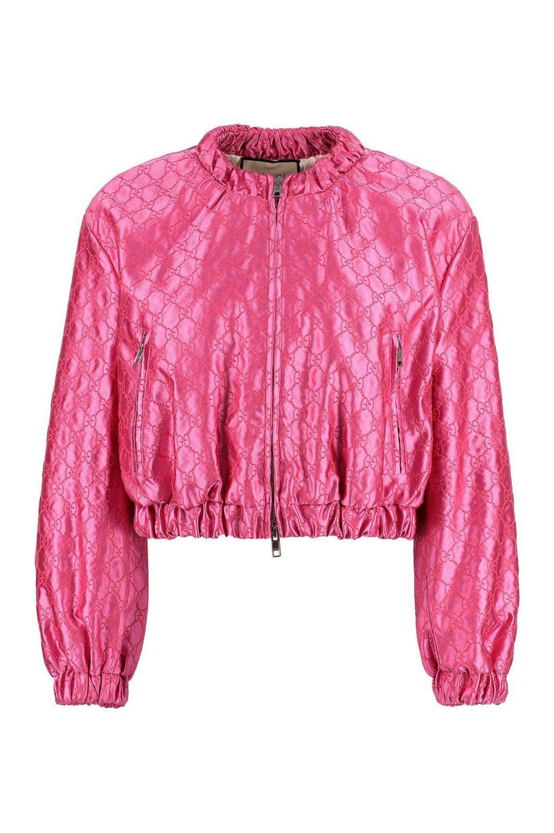 Gucci All-over Logo Bomber Jacket - Women - Piano Luigi