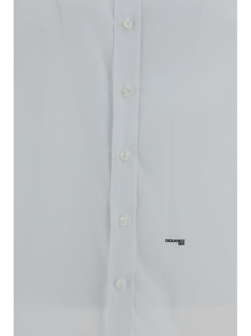 Dsquared2 White Cotton Shirt - Men - Piano Luigi