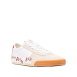 Palm Angels Leather Logo Sneakers - Men - Piano Luigi