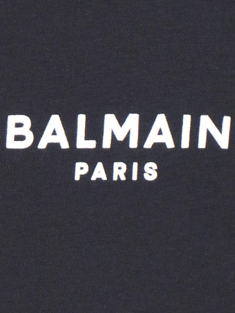 Balmain Logo Crop T-shirt - Women - Piano Luigi