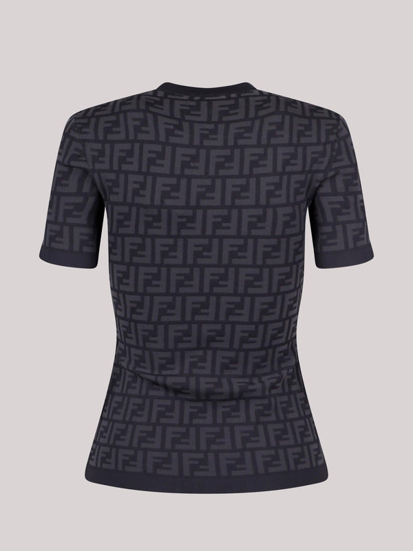 Fendi All-over Ff Pattern T-shirt - Women - Piano Luigi