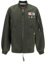 Dsquared2 Classic Oversized Bomber Jacket In Green - Women - Piano Luigi