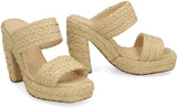 Bottega Veneta Canalazzo Raffia Mules - Women - Piano Luigi