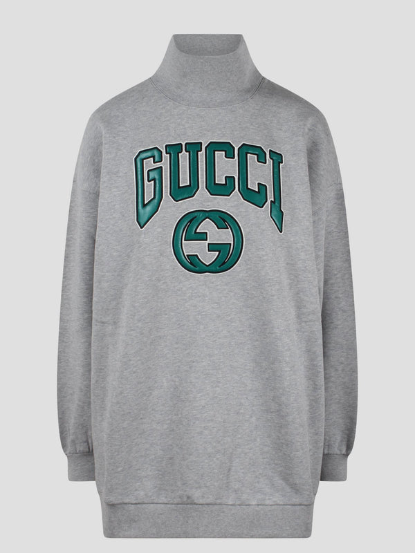 Gucci Embroidery Jersey Sweatshirt - Women - Piano Luigi