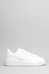 Golden Goose Pure Star Sneakers In White Leather - Women - Piano Luigi