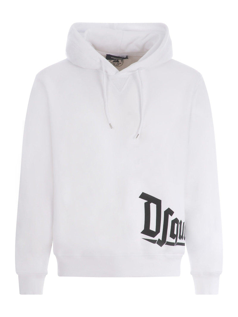 Hooded Sweatshirt Dsquared2 In Cotton - Men - Piano Luigi