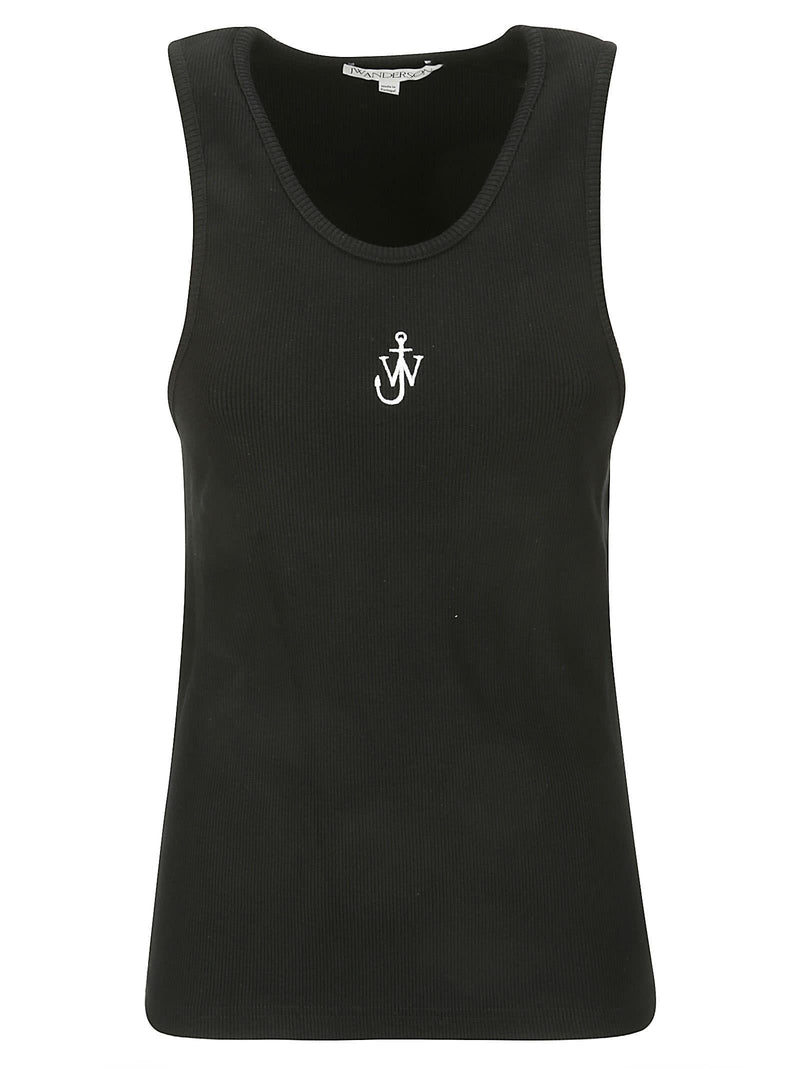 J.W. Anderson Anchor Embroidery Tank Top - Women - Piano Luigi