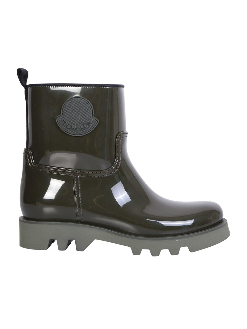 Moncler Green Ginette Rain Boots - Women - Piano Luigi