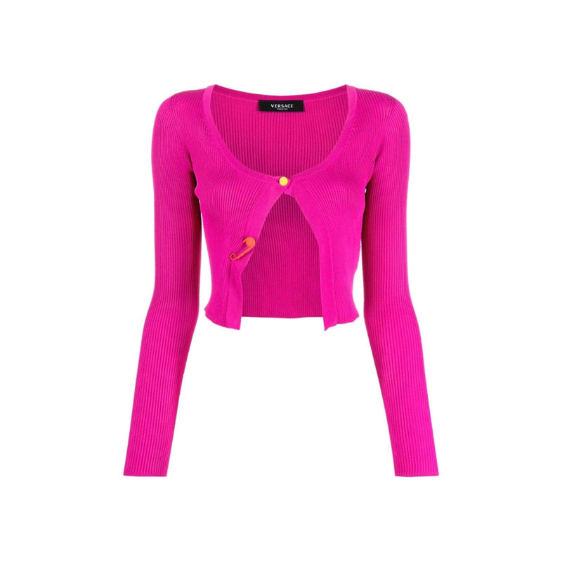 Versace Cropped Cardigan - Women - Piano Luigi