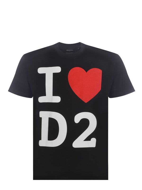 T-shirt Dsquared2 In Cotton - Men - Piano Luigi