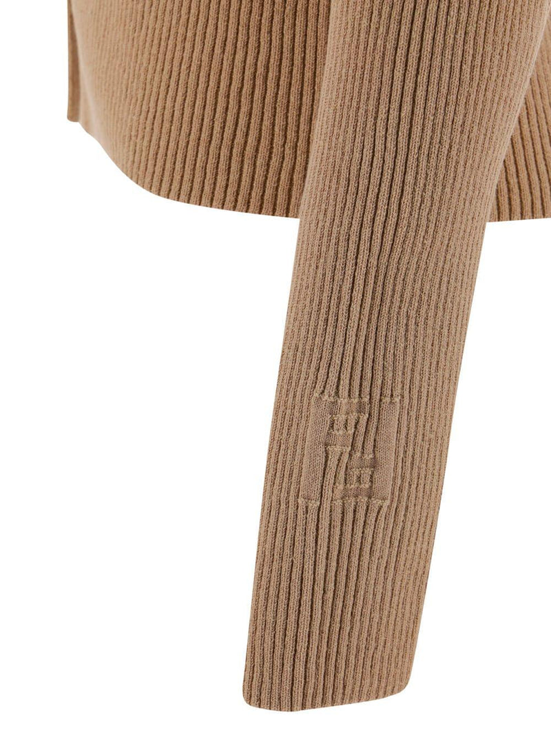 Fendi Beige Cotton Cardigan - Women - Piano Luigi