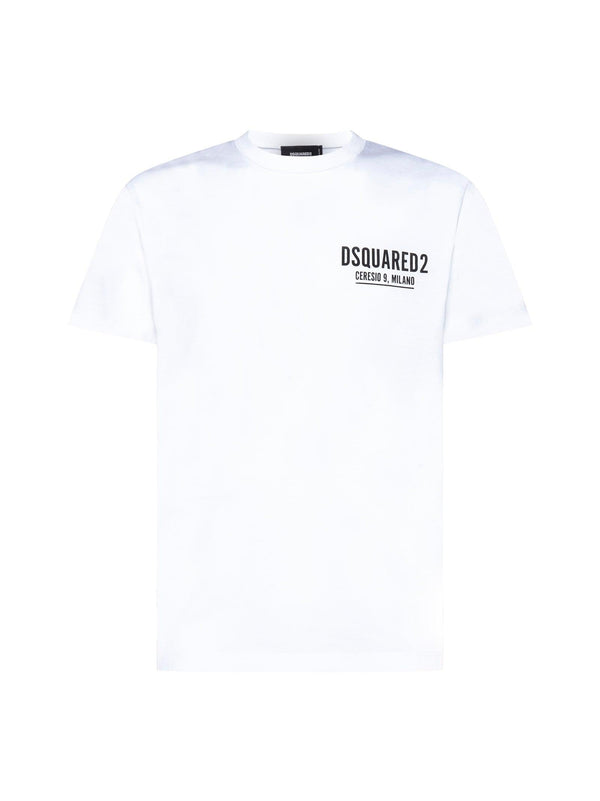 Dsquared2 Mini Logo Ceresio 9 T-shirt In White - Men - Piano Luigi