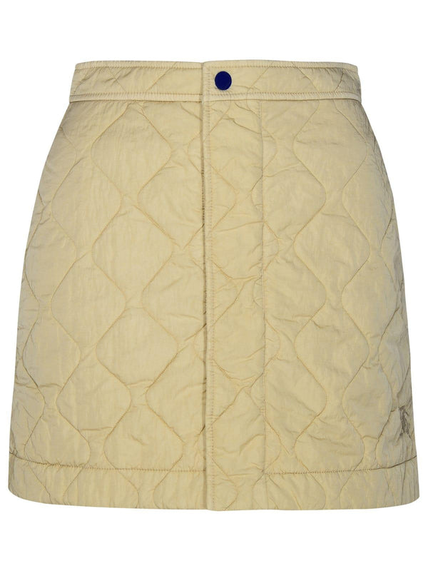 Burberry Beige Nylon Miniskirt - Women - Piano Luigi