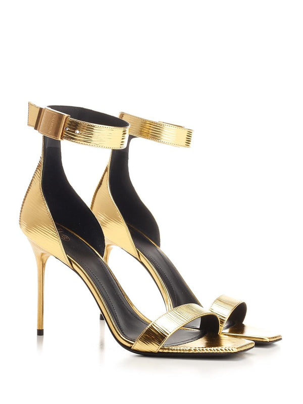 Balmain Gold uma Sandal - Women - Piano Luigi