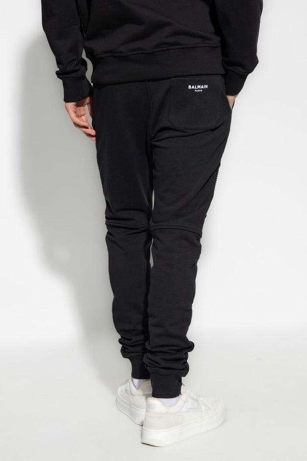 Balmain Sweatpants With Logo - Men - Piano Luigi