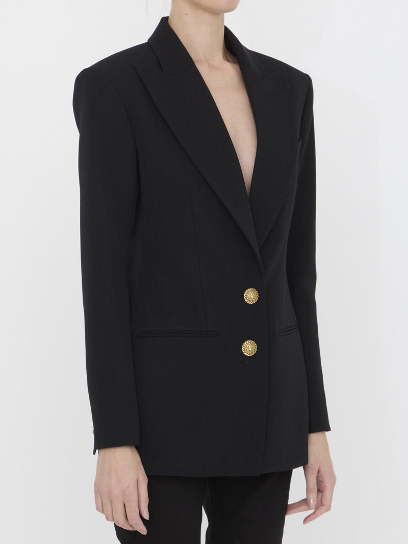 Balmain Virgin Wool Jacket - Women - Piano Luigi