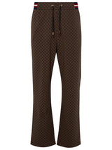 Balmain Pants In Brown Polyester - Men - Piano Luigi