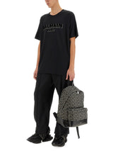 Balmain T-shirt With Logo - Men - Piano Luigi