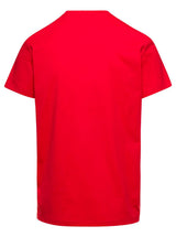 Balmain T-shirt In Red Cotton - Men - Piano Luigi