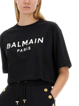 Balmain T-shirt With Logo - Women - Piano Luigi