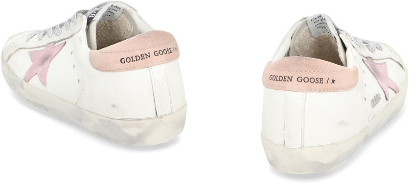 Golden Goose Super-star Leather Low-top Sneakers - Women - Piano Luigi