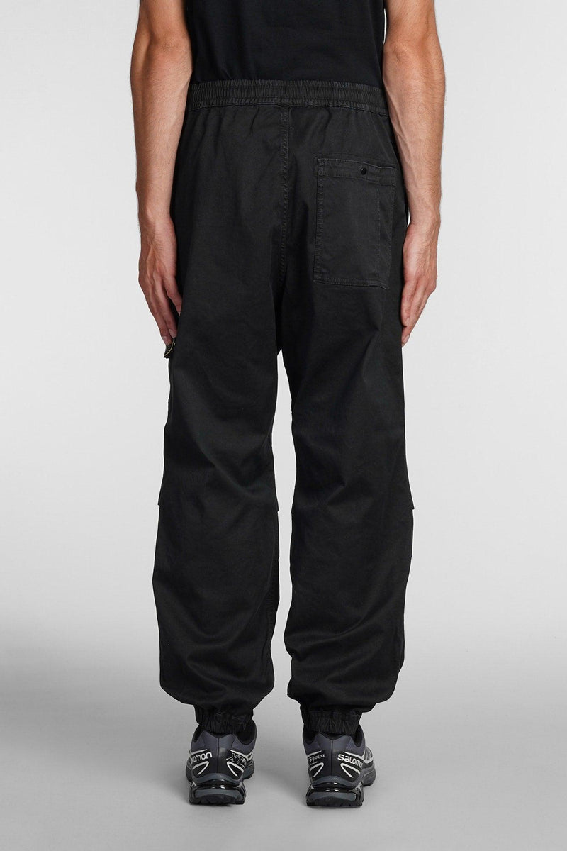 Stone Island Pants In Black Cotton - Men - Piano Luigi