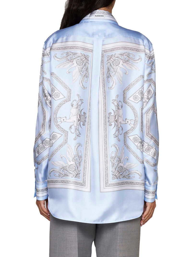 Burberry Ivanna Print Silk Shirt - Women - Piano Luigi