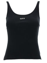 Off-White Off Stamp Rib Tank To0p - Women - Piano Luigi