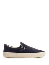 Tom Ford Blue Suede Slip On - Men - Piano Luigi