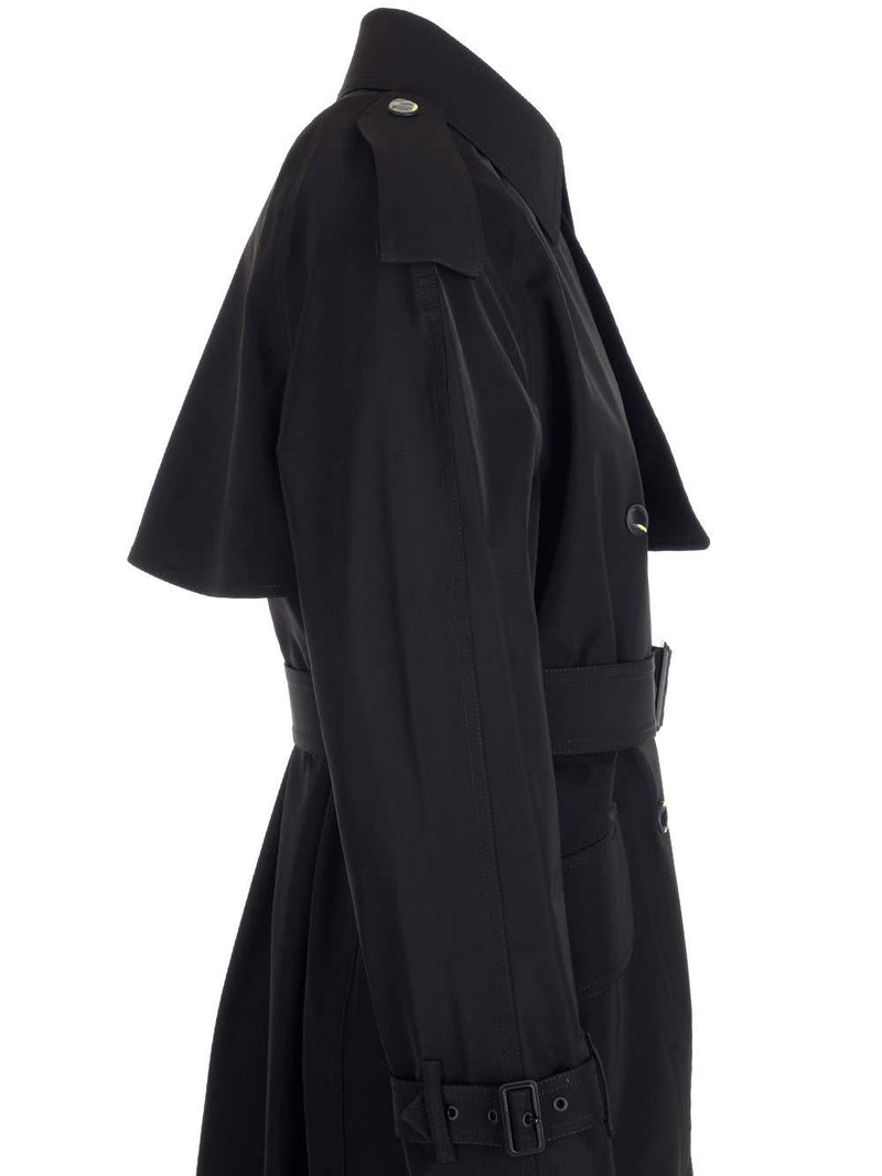 Burberry Long Three-layer Black Trench Coat - Women - Piano Luigi