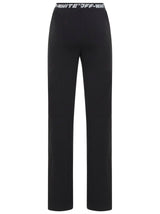 Off-White Knit Pants With Logo Band - Women - Piano Luigi