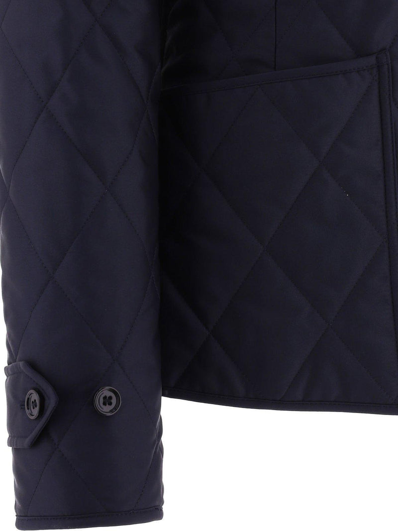 Burberry Diamond-quilted Buttoned Jacket - Women - Piano Luigi