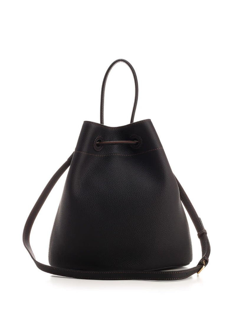 Burberry Leather Bucket Bag - Women - Piano Luigi