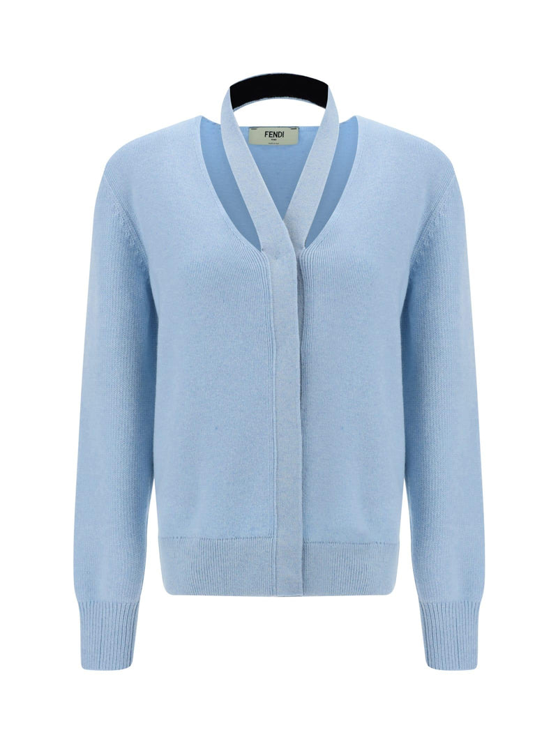 Fendi Cut Out Cardigan - Women - Piano Luigi