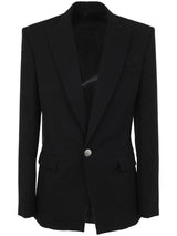 Balmain Black Wool Jacket - Men - Piano Luigi