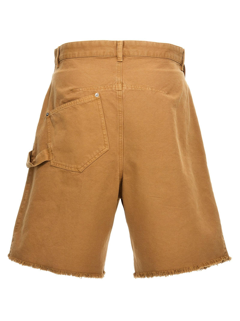 J.W. Anderson twisted Workwear Bermuda Shorts - Men - Piano Luigi