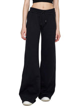 Off-White Black Cotton Trousers - Women - Piano Luigi