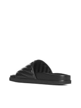 Off-White Duffle Leather Slides - Men - Piano Luigi