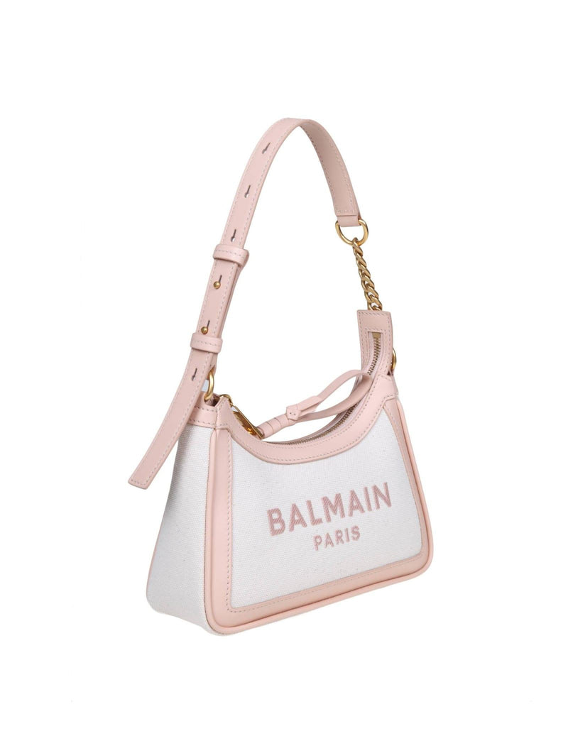 Balmain B-army 26 Bag In Canvas And Leather - Women - Piano Luigi