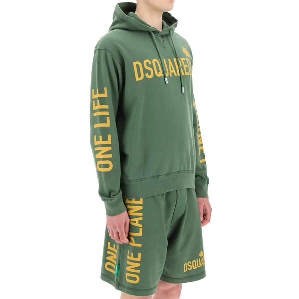 Dsquared2 Logo Hooded Sweatshirt - Men - Piano Luigi