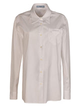 Prada Logo Cotton Shirt - Women - Piano Luigi